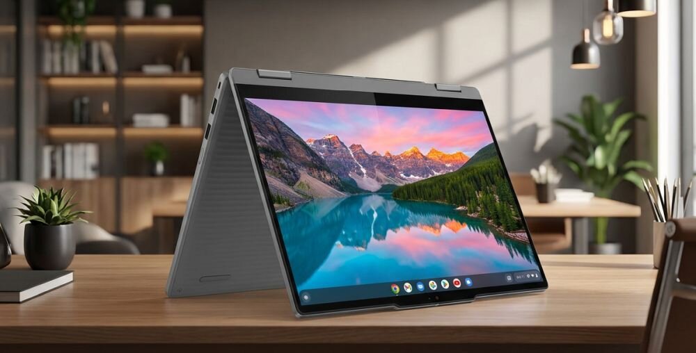Laptop LENOVO Chromebook Plus 2-in-1 14ITN10 14 IPS N355 8GB RAM 128GB UFS Chrome OS