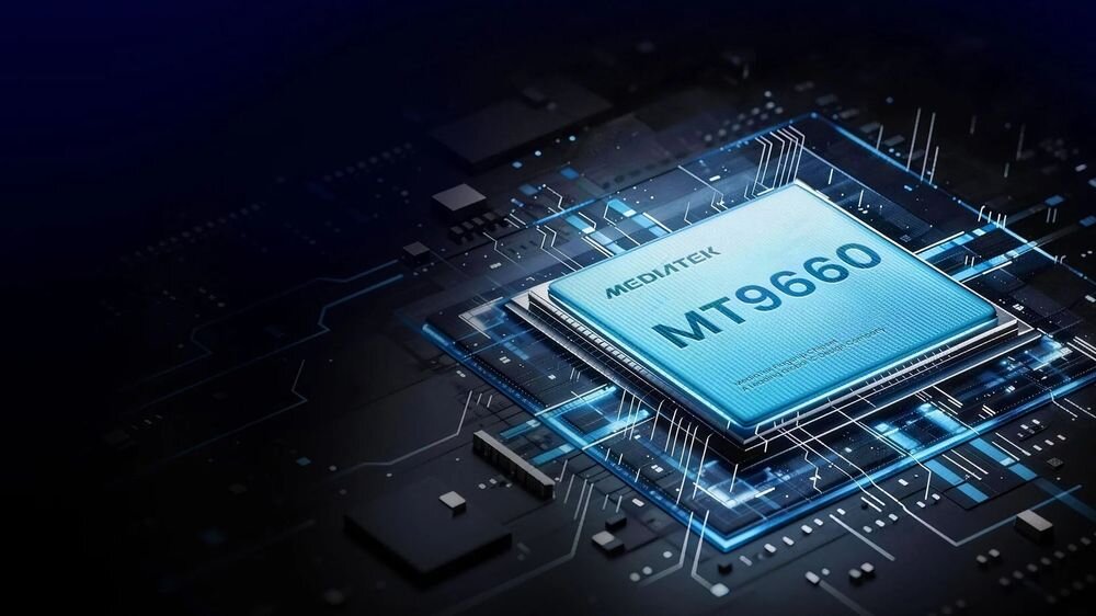 Procesor MediaTek MT9660 zastosowany w projektorze Dangbei N3 Max odpowiadający za obsługę obrazu 4K HDR10, wizualizacja procesora