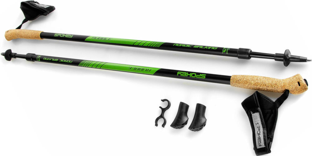 Kijki do nordic walking SPOKEY (105 - 135 cm) Rubble elementy zestaw