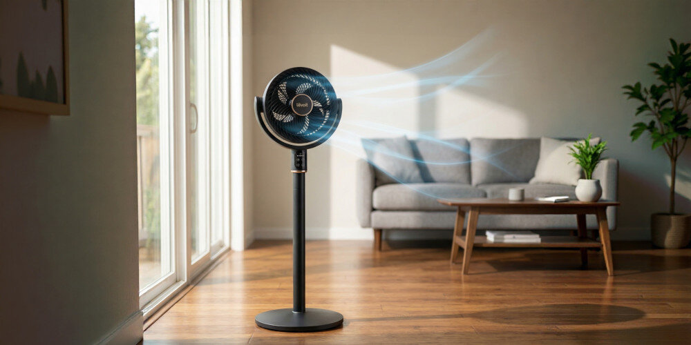 Wentylator LEVOIT CoreBreeze HEAPCFLVNEU0009Y zdjęcie lifestyle Cyrkulacja powietrza