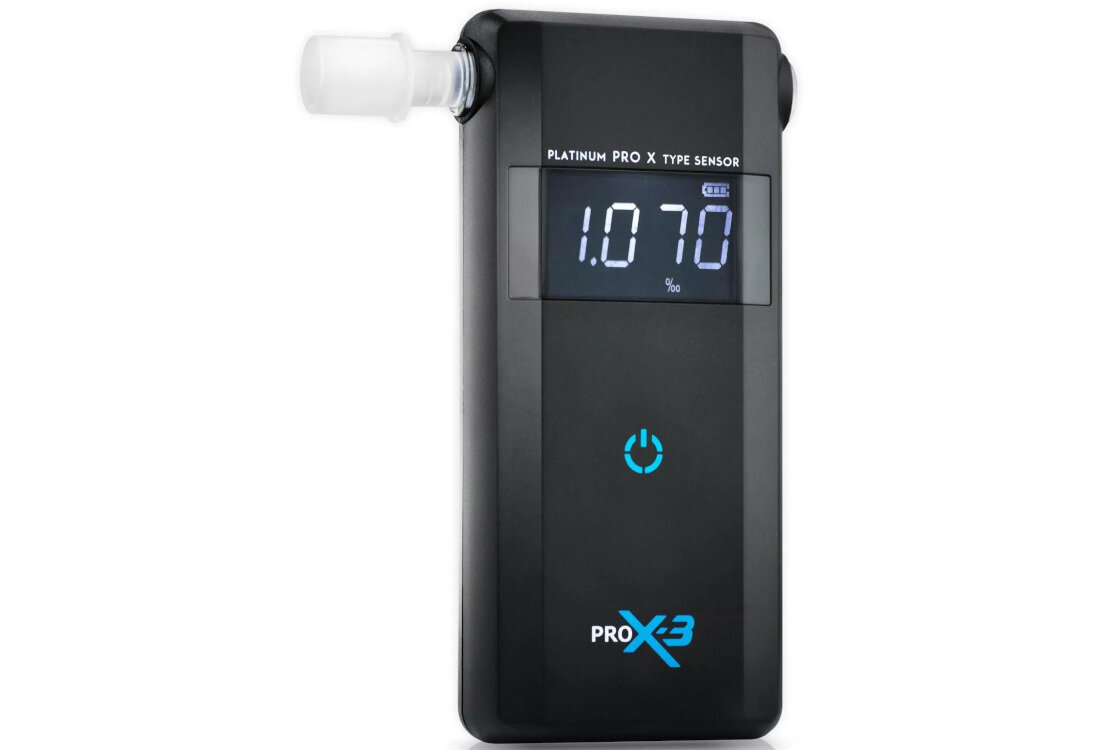 Alkomat ALCOFIND Pro X 3 Wygodne zasilanie wymiary wysokość szerokość grubość waga