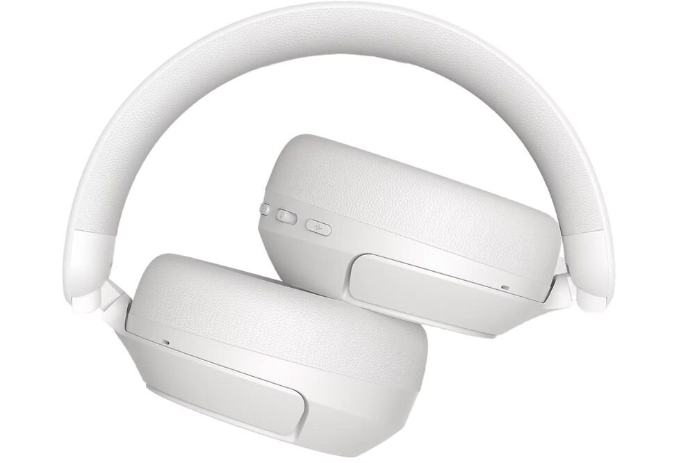 Słuchawki nauszne PHILIPS TAH6000WT ANC, Bluetooth 6.0, Android Fast Pair, Microsoft Swift Pair, słuchawki na białym tle