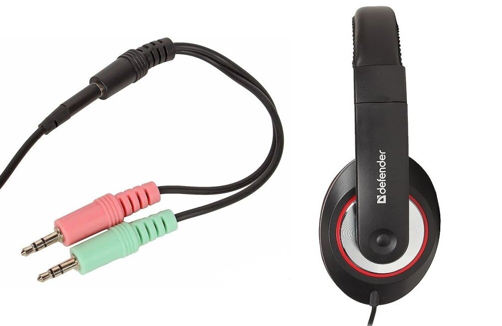 Słuchawki nauszne DEFENDER Accord 171 zlacze mikrofon czulosc pilot adapter