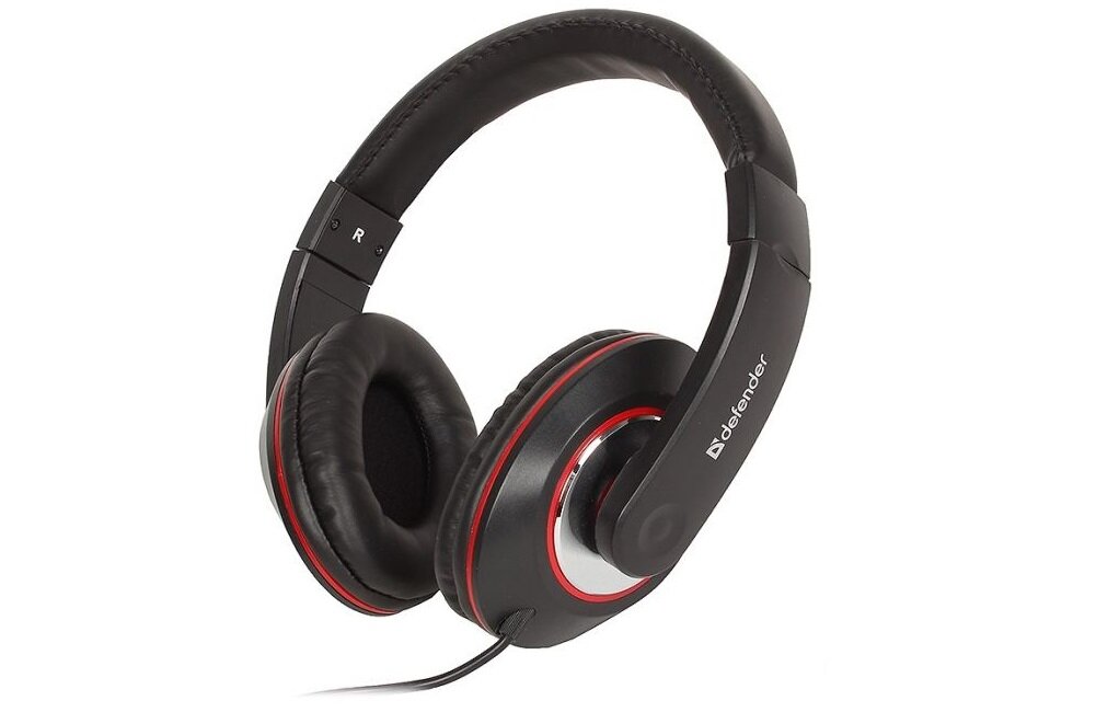 Słuchawki nauszne DEFENDER Accord 171 dźwięk jakość kabel długość przewód