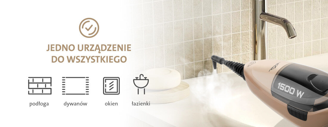 Mop parowy ETA Vapuro 2w1 2261 90000 zdjęcie lifestyle 2w1 gorąca para zabrudzenia tłuszcz dezynfekcja
