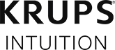 Logo z napisem \'KRUPS INTUITION\' w kolorze czarnym na białym tle.