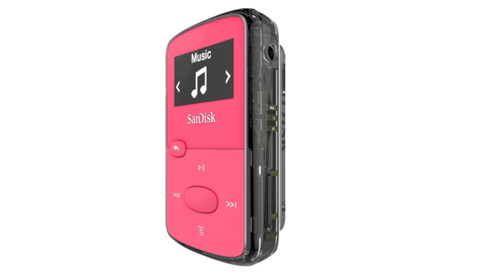 Odtwarzacz MP3 SANDISK Clip Jam Rozowy - Bateria