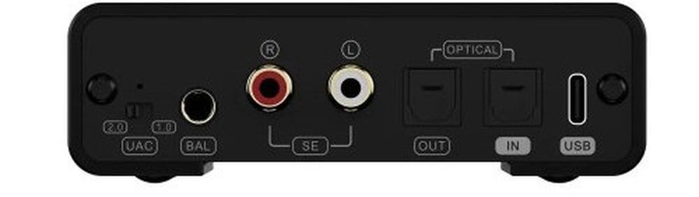 TOPPING DX1 II wyjście słuchawkowe 4,4 mm 3,5 mm TRRS RCA L R Line Out 4,4 mm przedwzmacniacz, urządzenie na białym tle