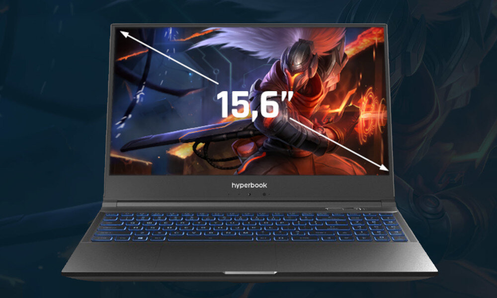 Laptop HYPERBOOK Pulsar Z15 Zen ekran rozdzielczość matryca IPS kolory