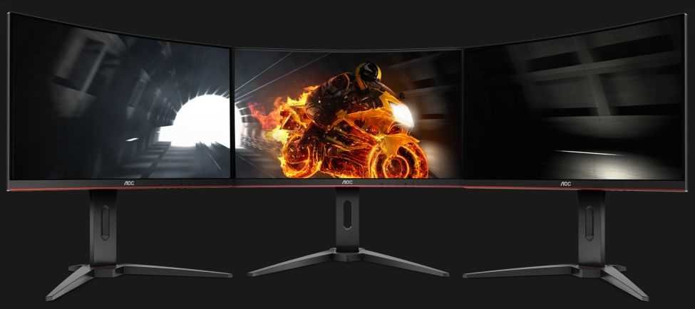 Monitor gamingowy AOC C24G1 - konstrukcja