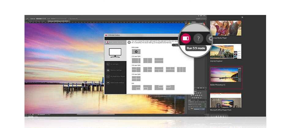 Monitor LG UltraWide 22MK600M-B 29 2560x1080px IPS 1 ms - OnScreen Control 