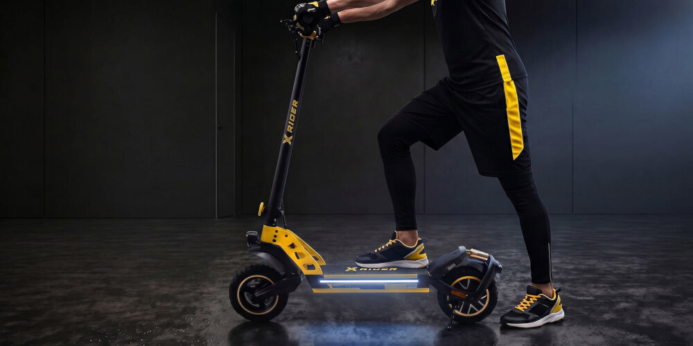 Hulajnoga elektryczna XRIDER F10 Special Max Edition Czarno-żółty