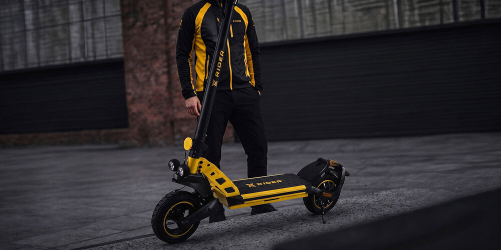 Hulajnoga elektryczna XRIDER F10 Special Max Edition Czarno-żółty
