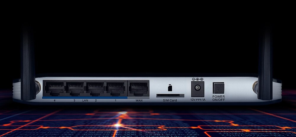 ROUTER D-LINK DWR-921 4G LTE Tył