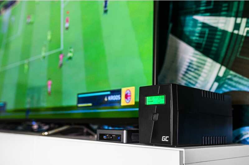 Zasilacz UPS GREEN CELL Micropower - wyświetlacz LCD