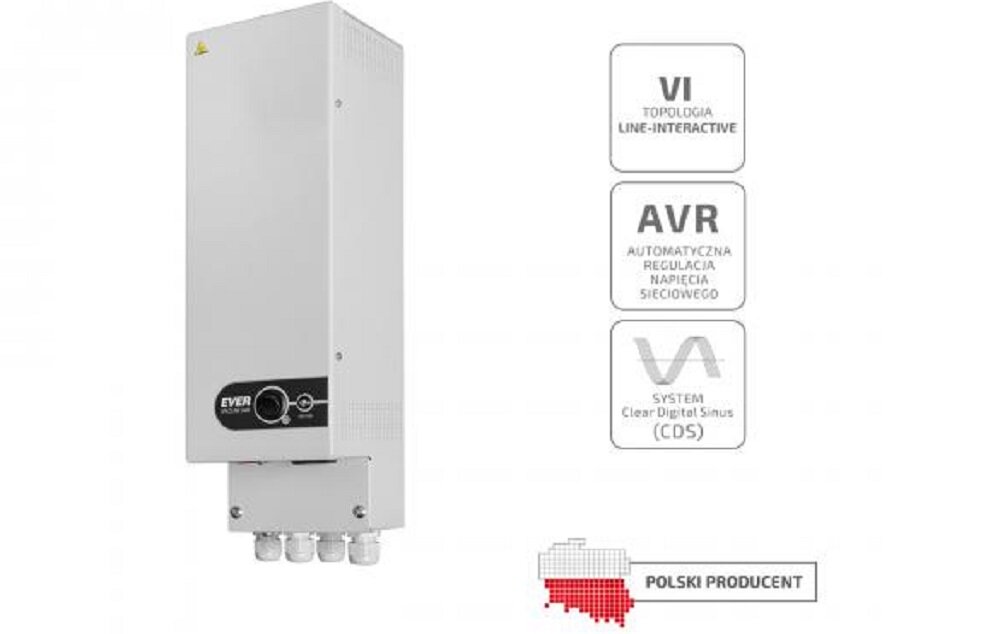 Zasilacz UPS EVER Specline AVR 700 - bezpieczenstwo 