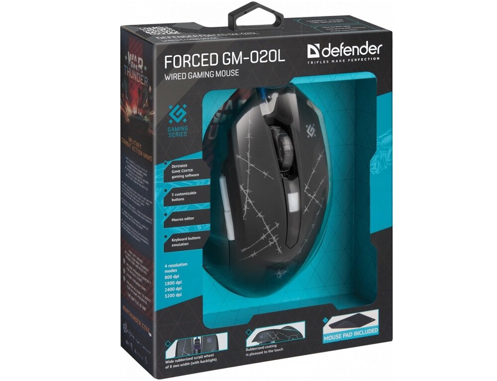 Zestaw DEFENDER Forced GM-020L - kabel