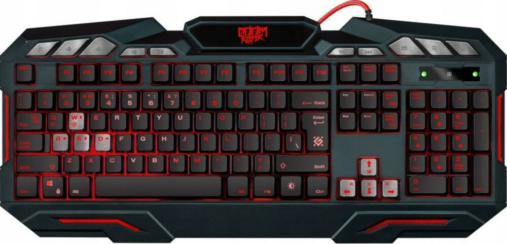 DEFENDER Doom Keeper GK100DL trwałość wytrzymałość przyciski podświetlenia