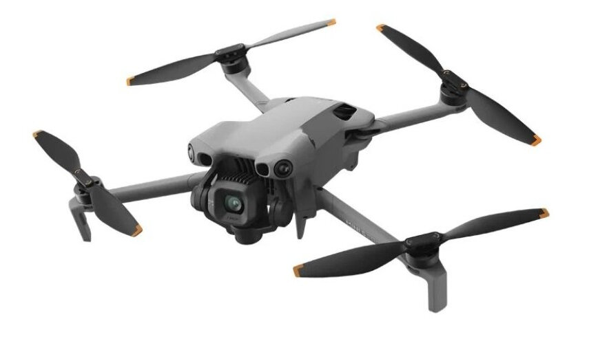 Дрон DJI Mini 5 Pro на білому тлі.