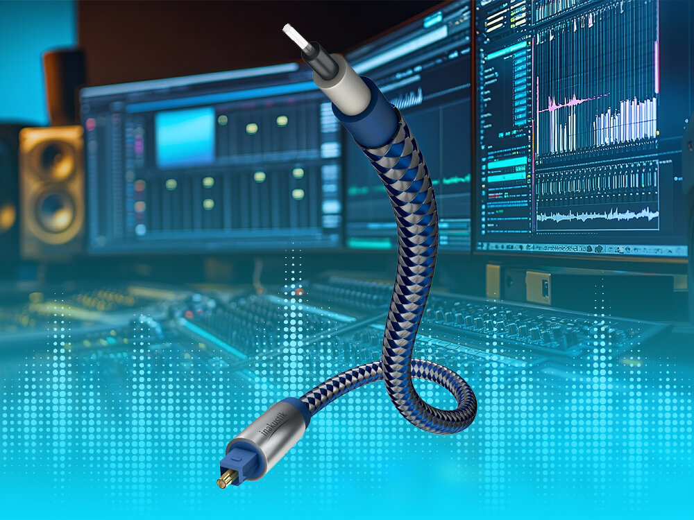 Kabel optyczny Toslink - Toslink IN-AKUSTIK 1 m - Niezawodność dźwięku i obrazu