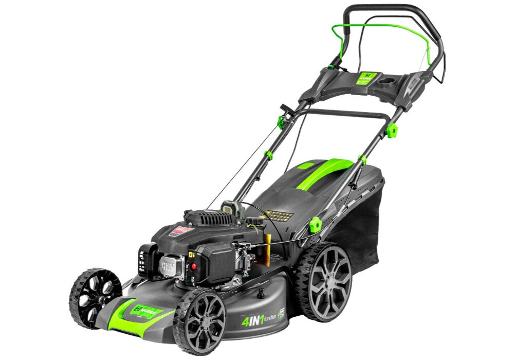 Kosiarka spalinowa WUBER W09102 z napędem, 51 cm, rozrusznik, 196 cm3, 3.5 kW, kosz 70L, silnik Loncin