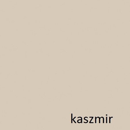 Obraz przedstawia jednolite tło w kolorze beżowym z napisem \'kaszmir\' w dolnym rogu.