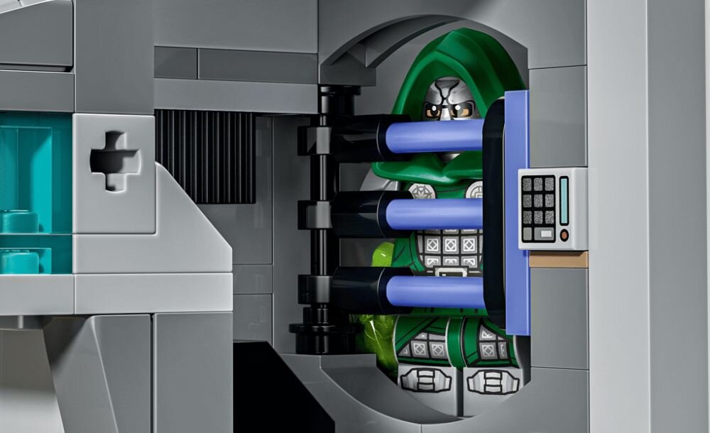 LEGO 76352 Marvel Avengers: Doomsday Nowa Wieża Avengersów model ekspozycyjny przezroczyste elementy dekoracja Marvel
