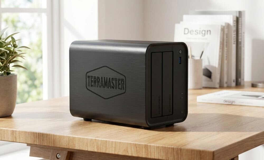 Serwer plików NAS TERRAMASTER F2-425 4GB RAM.