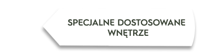 Obraz przedstawia biały prostokąt z czarnym tekstem: SPECJALNE DOSTOSOWANE WNĘTRZE.