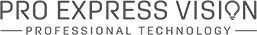 Logo z napisem \'PRO EXPRESS VISION PROFESSIONAL TECHNOLOGY\'.
