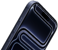 Smartfon z widocznym ekranem i przyciskami bocznymi. Obudowa ma ciemny kolor z metalicznym wykończeniem.