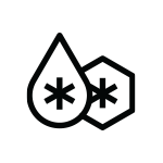 power-v2 Czarny symbol przedstawiający kroplę wody z gwiazdką oraz sześciokąt z gwiazdką w środku.