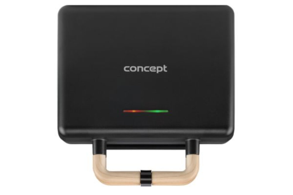 Opiekacz CONCEPT 3w1 SV3091 Czarny zdjęcie lifestyle Moc 800 W Kontrolka pracy kontrolka nagrzania 