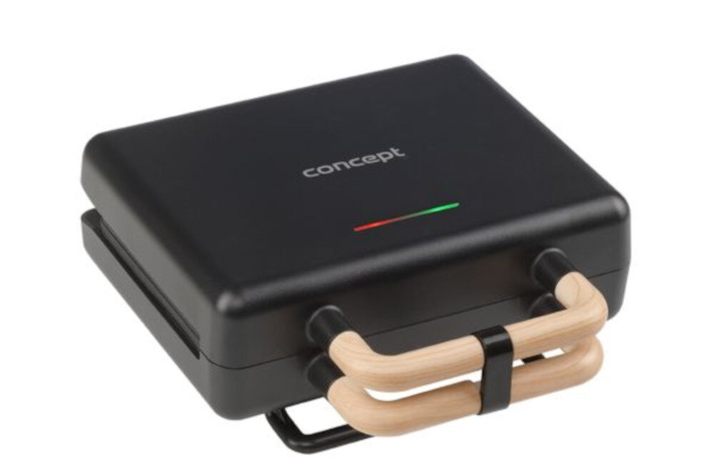 Opiekacz CONCEPT 3w1 SV3091 Czarny zdjęcie lifestyle Praktyczny na co dzień Przewód o długości 0,8 m  niewielka masa 2,6 kg 