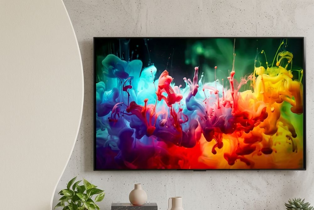 LG OLED83W69LA Cienki ekran zamontowany na surowej ścianie