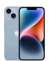 Na obrazie widoczny jest smartfon z dużym ekranem, na którym wyświetlany jest kolorowy gradient. Obok znajduje się tył urządzenia z dwoma aparatami i logo w kształcie nadgryzionego jabłka.
