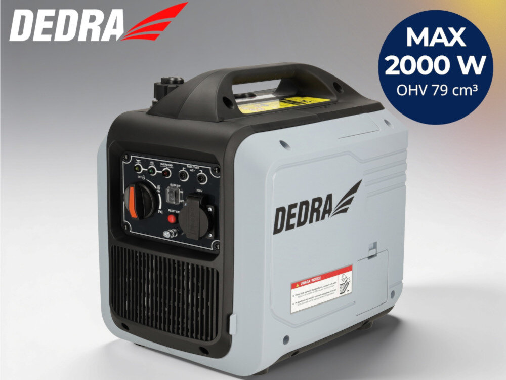 Agregat inwertorowy DEDRA DEGA1950 sinusoidalny przebieg napięcia 230 V elektronika
