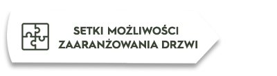 Grafika przedstawia ikonę puzzli obok tekstu \'SETKI MOŻLIWOŚCI ZAARANŻOWANIA DRZWI\'.