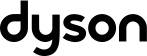 Czarne logo z napisem \'Dyson\' na białym tle.