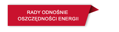 Czerwony prostokąt z białym tekstem: \'RADY ODNOŚNIE OSZCZĘDNOŚCI ENERGII\'.