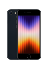 Na obrazie widoczny jest czarny smartfon z wyświetlaczem pokazującym gradientowe tło w kolorach od fioletowego do pomarańczowego. Obok znajduje się tył urządzenia z pojedynczym aparatem i logo producenta.