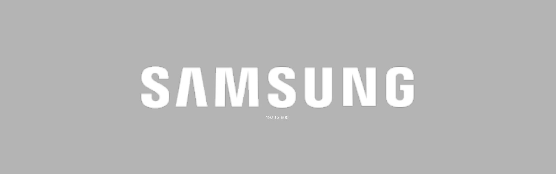 Możesz już kupić w Media Expert nową lodówkę Samsung z serii Grand+ RB38C776CS9 Obraz przedstawia logo z napisem \'SAMSUNG\' na szarym tle.