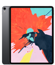 Tablet z dużym ekranem wyświetlającym kolorową grafikę, obok widoczna tylna część urządzenia w ciemnym kolorze. Na obudowie znajduje się logo producenta.