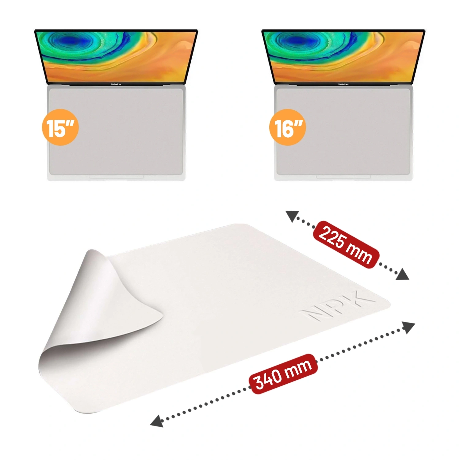Obraz przedstawia dwa laptopy z otwartymi ekranami, oznaczone jako 15\