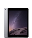 Tablet z dużym ekranem wyświetlający nocne niebo z gwiazdami i górami na dole. Obudowa urządzenia jest w kolorze srebrnym.