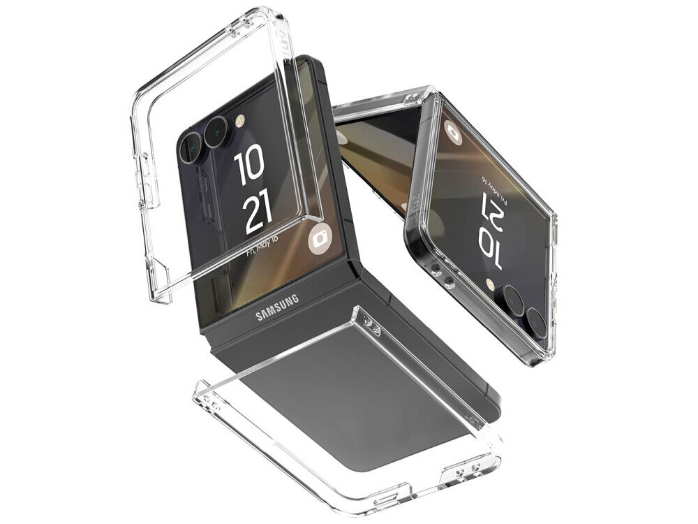 Etui Mercury PC HardCase do Galaxy Z z wycięciami na porty i osłonami przycisków