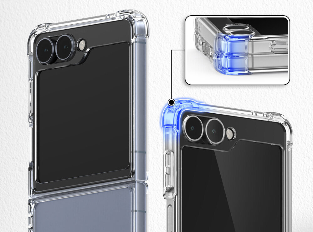 Etui Mercury Goospery Super Protect Case z ramką TPU i przezroczystym tyłem z PC