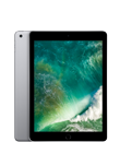 Tablet z dużym ekranem, wyświetlający kolorową grafikę przypominającą ocean. Obudowa urządzenia jest w kolorze srebrnym.