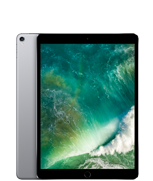 Tablet z dużym ekranem wyświetlający kolorową grafikę przedstawiającą wodę i fale. Obudowa urządzenia jest w kolorze szarym.