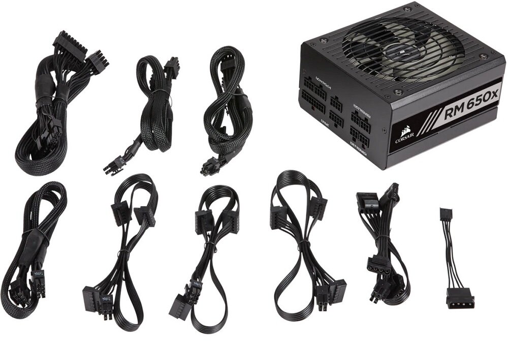 Zasilacz CORSAIR RM650X 650W Gold  - styl